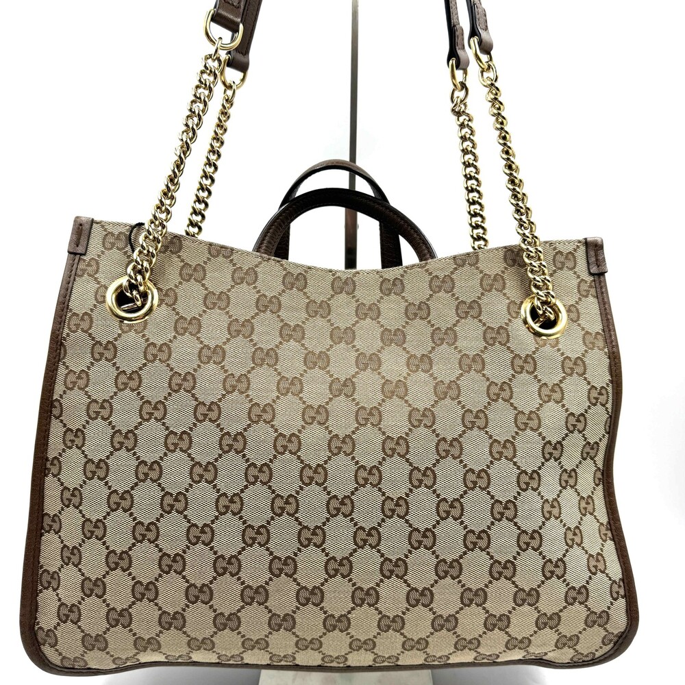 Pre-Owned Gucci Beige/Brown Gg Canvas #236167G14B - Picture 2 of 15